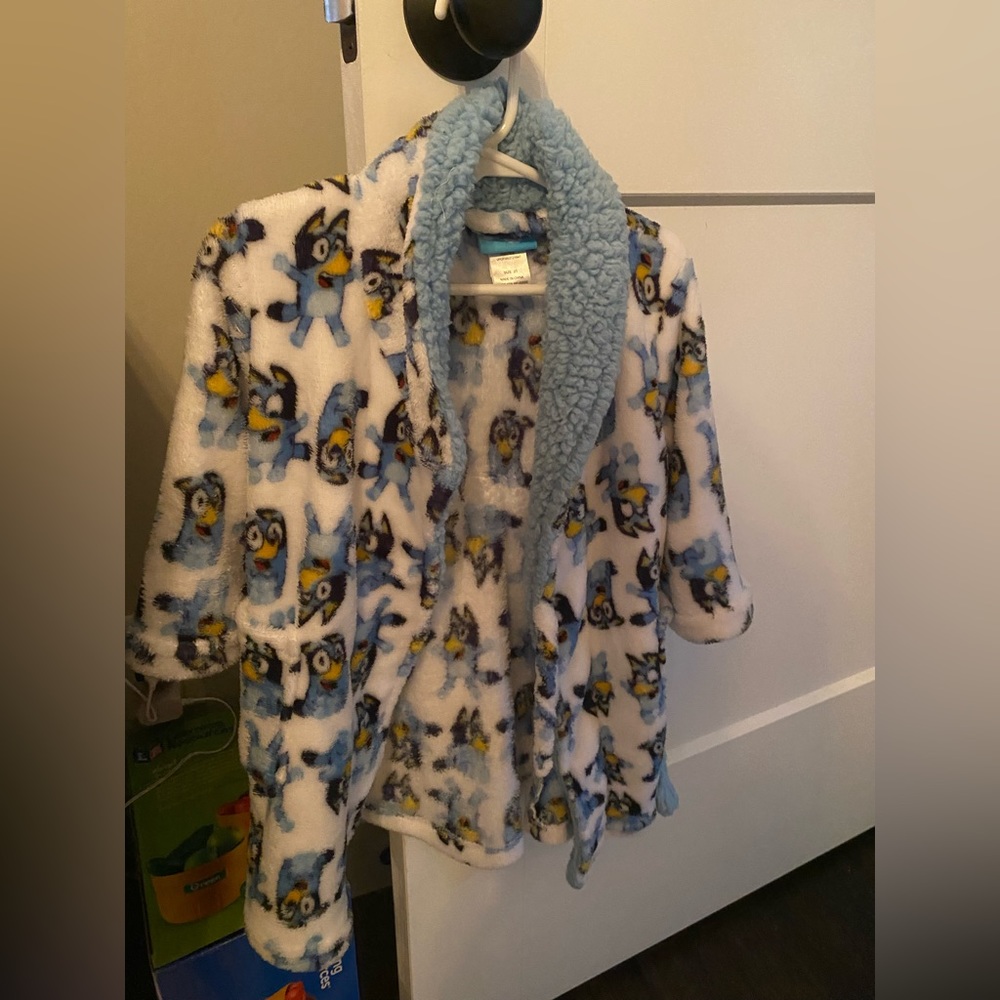Toddler Bluey Robe- 2T